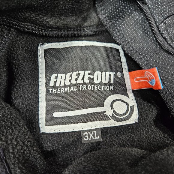 Freeze Out Shirt Mens 3XL Black Thermal Protection Motorcycle Fitted Base Layer - Picture 7 of 12